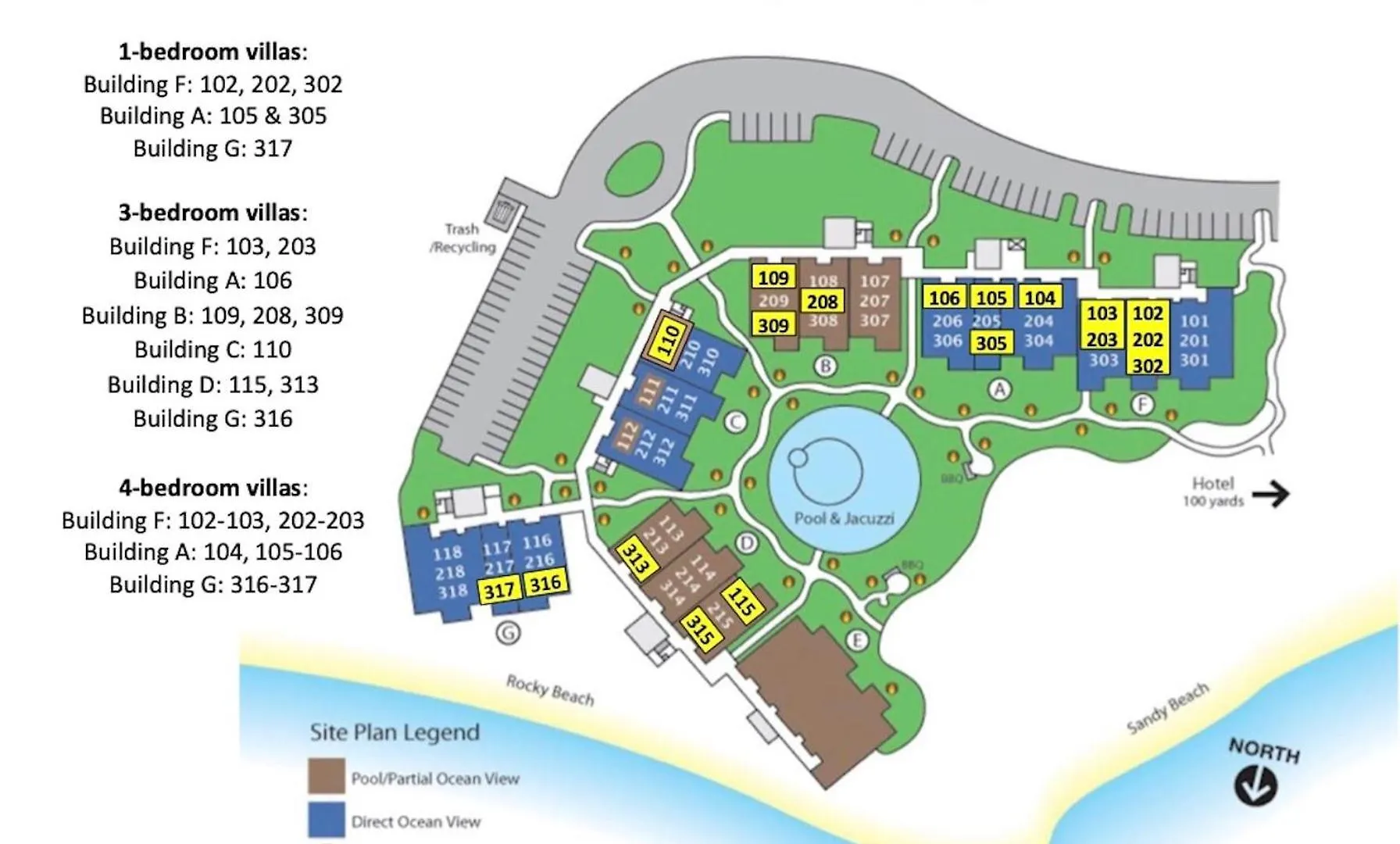 4-Bed Combination Villa 102-103 At Turtle Bay Kahuku